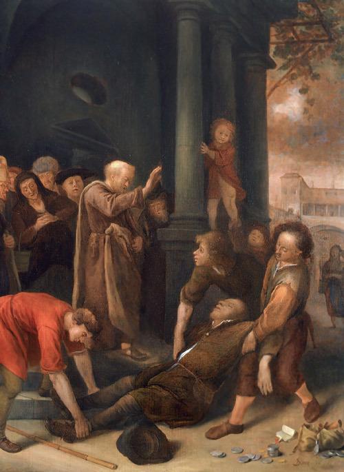 “A Morte de Ananias”, por Jan Steen | Foto: reprodução 