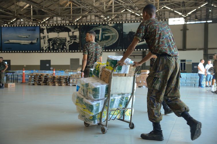 FAB muda horário de recebimento de doações ao RS em bases aéreas