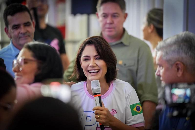 “Jair Bolsonaro será o nosso próximo presidente”, diz Michelle