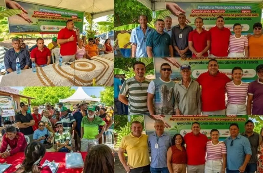 Chico Mendes destina investimento de R$ 250 mil para impulsionar a agricultura familiar de Aparecida-PB
