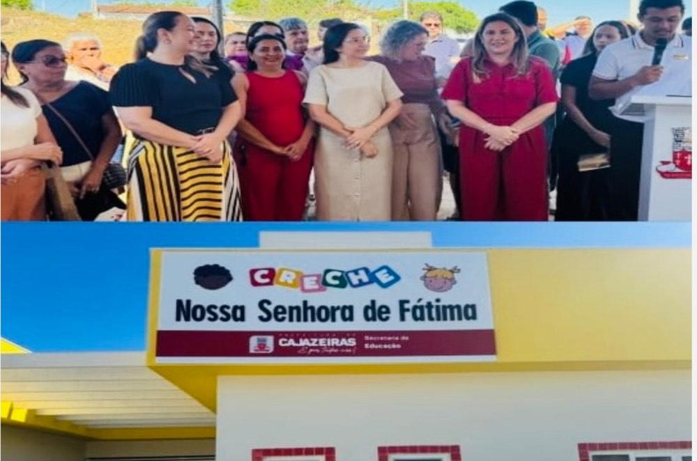Paraíba: Prefeita de Cajazeiras inaugura obra com recursos do Estado sem colocar a marca do Governo