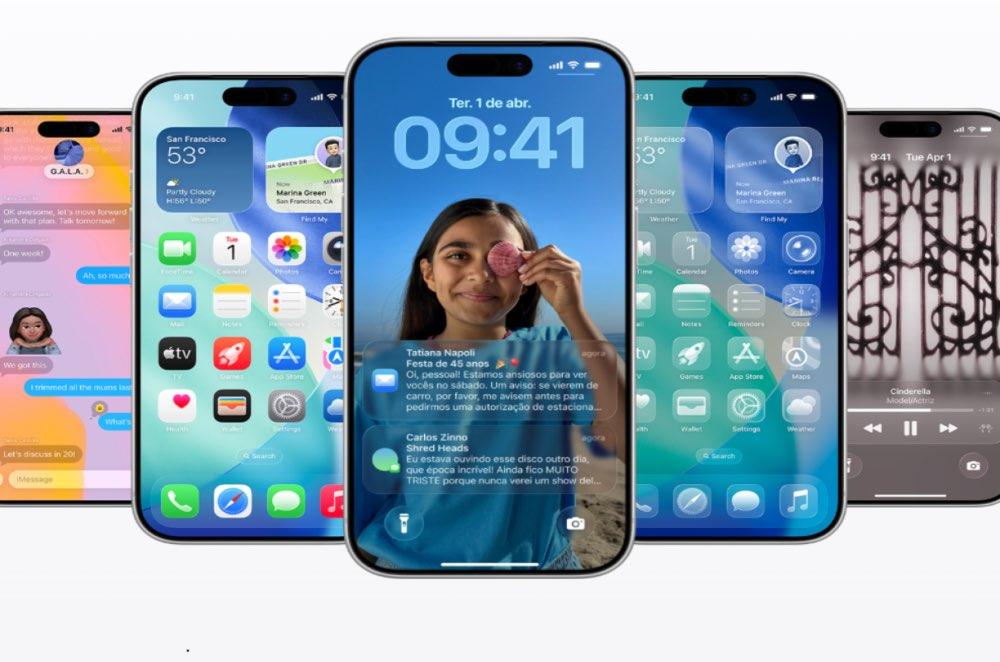 Apple lança iOS 26: Confira os modelos compatíveis e o que muda no seu iPhone