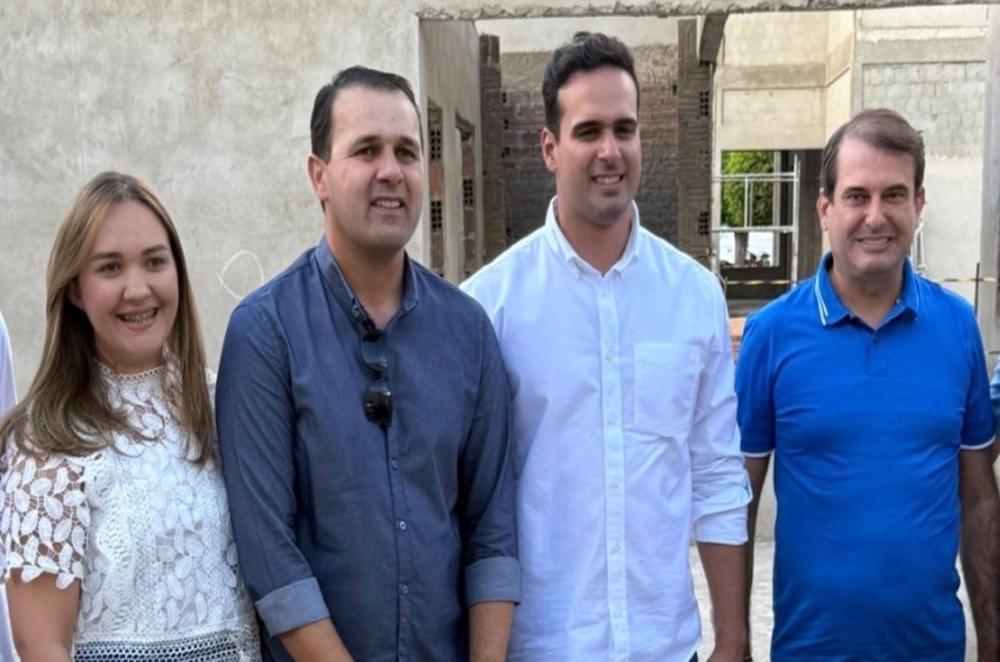 Chico Mendes é representado por Bal Lins em assinatura de convênio e visita a obras em Bernardino Batista-PB