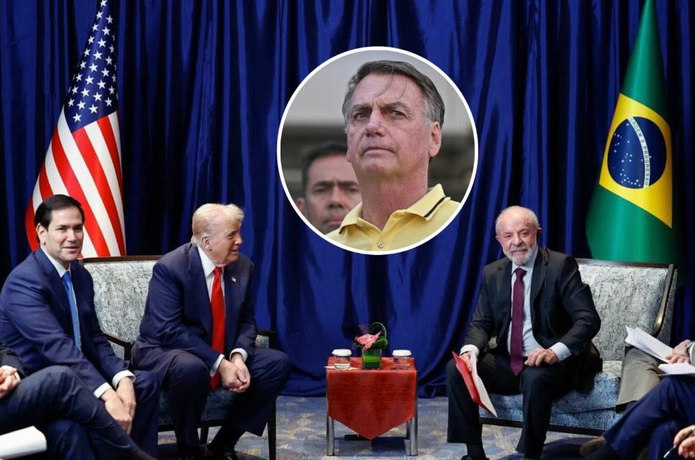 Em encontro com Lula, Donald Trump elogia Jair Bolsonaro