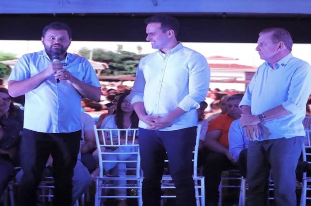Paraíba: Alyson Francisco destaca importância de obra que liga Cajazeiras a Cachoeira dos Índios ao lado de Chico Mendes e Lucas Ribeiro