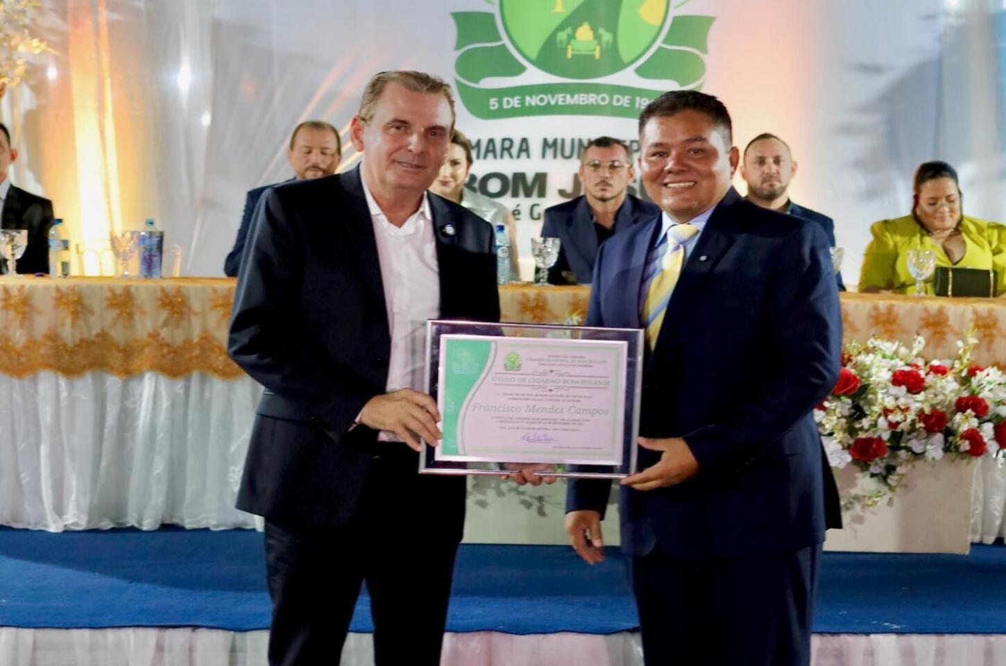 Câmara de Bom Jesus-PB concede título de Cidadão Bonjesuense ao deputado estadual Chico Mendes