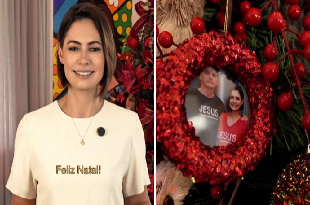 Michelle Bolsonaro faz pronunciamento de Natal: “Não se deixem abater”; vídeo 