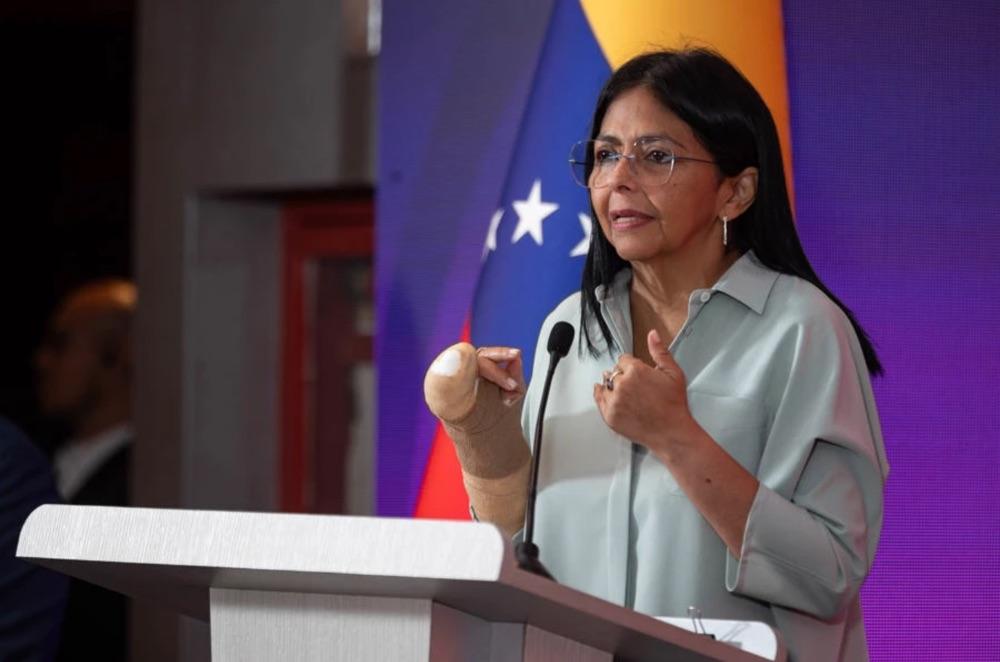 Vice do narcoterrorista Maduro diz que nenhum bloqueio pode derrotar Venezuela