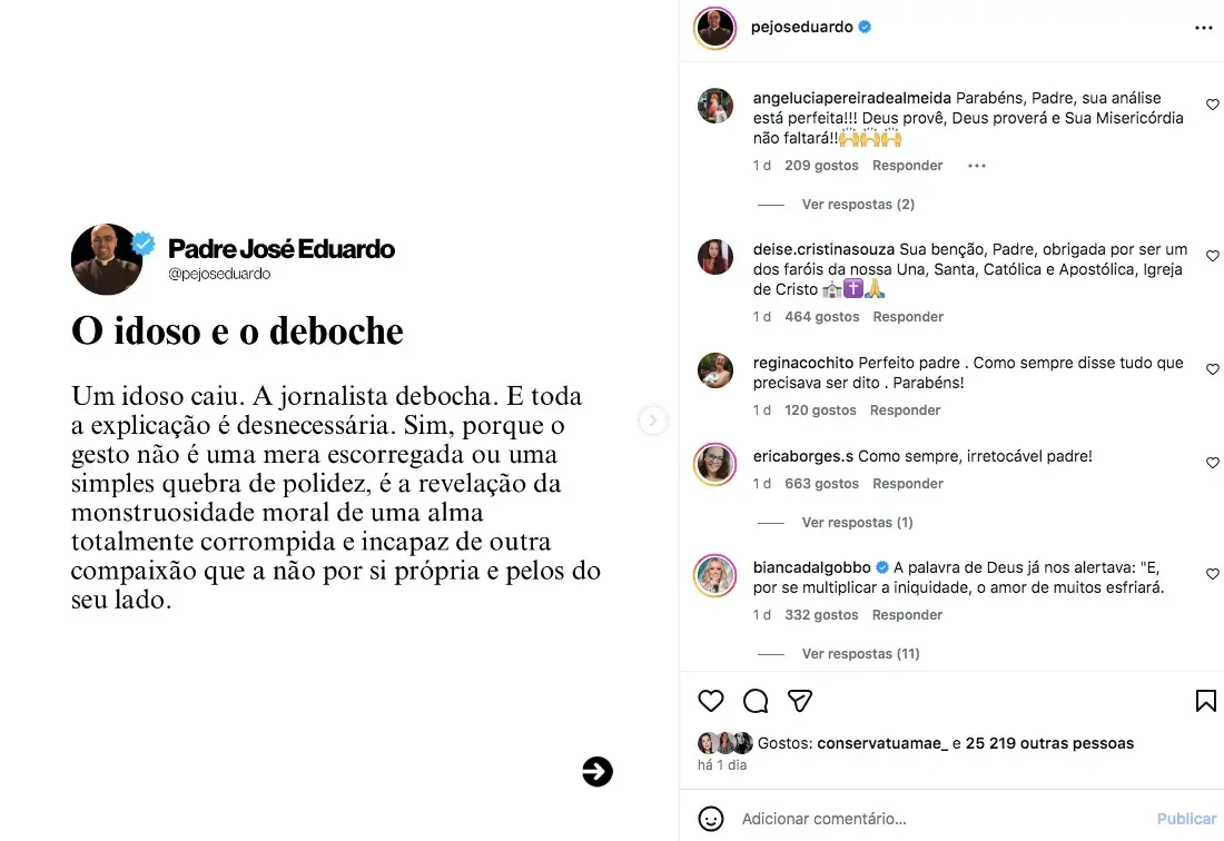 Reprodução/Instagragram pejoseeduardo