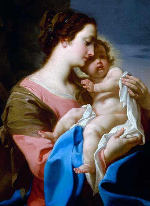 “Nossa Senhora e o Menino”, por Corrado Giaquinto.