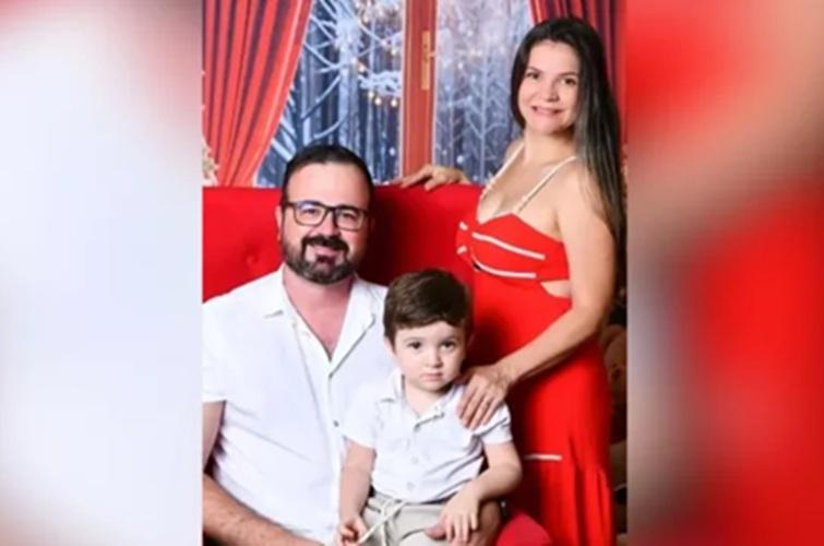 Rafael, esposa e filho | Foto: reprodução/redes sociais