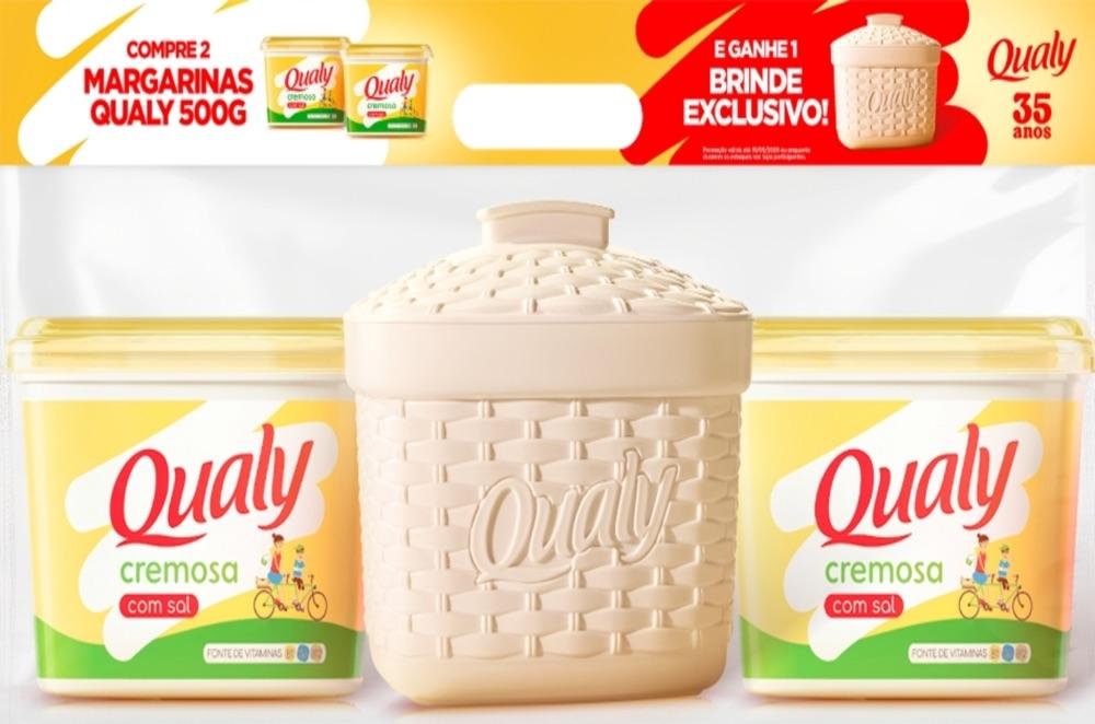 Qualy relança porta-pote de margarinas dos anos 90 em comemoração ao seu aniversário de 35 anos