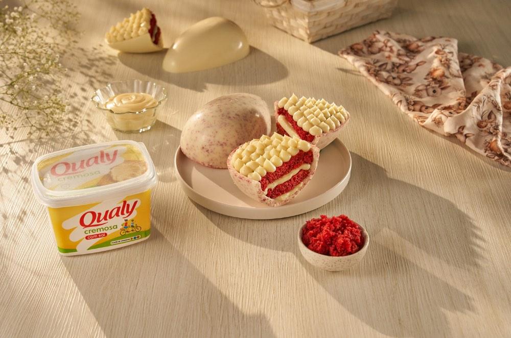 Receitas para Páscoa: Aprenda a fazer um Ovo de Colher Red Velvet e Biscoitos Amanteigados decorados com Chocolate
