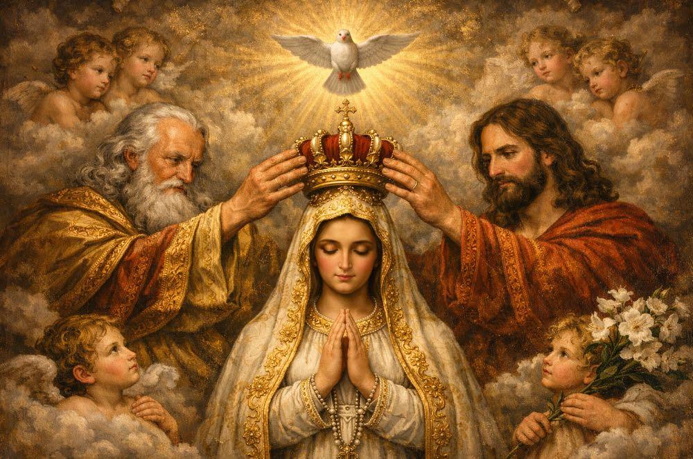 Coroação de Nossa Senhora encerra solenemente o Mês Mariano em 31 de maio – Por: Bruno de Lima