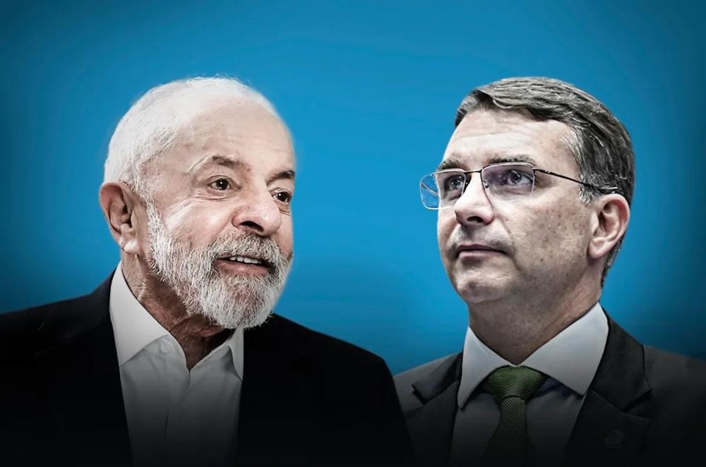 Pesquisa Gerp aponta Flávio com 50% e Lula com 43% no 2° turno