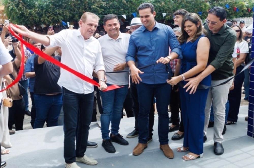 Paraíba: Chico Mendes participa da entrega de nova creche em Condado ao lado de Lucas Ribeiro e Caio Paixão