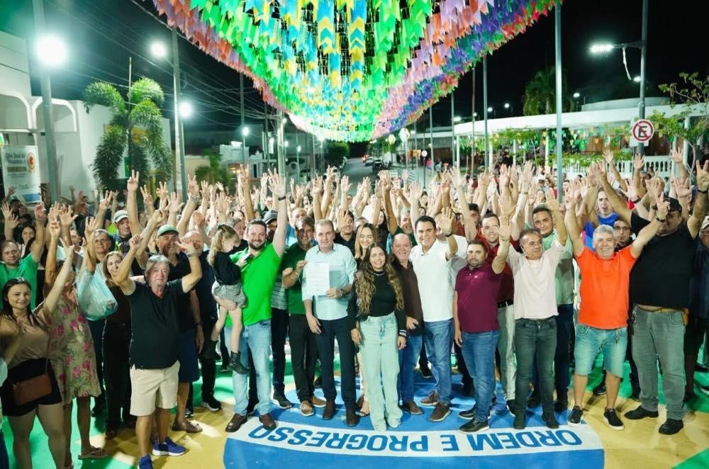 Bal Lins, ao lado de Chico Mendes, autoriza obra de quase R$ 10 milhões para construção do Parque de Eventos de São José de Piranhas-PB