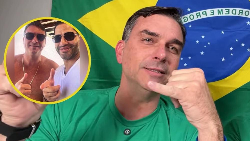 Flávio diz que foto com Sicário divulgada pela esquerda foi feita com IA: “Mindinho de 20 cm”