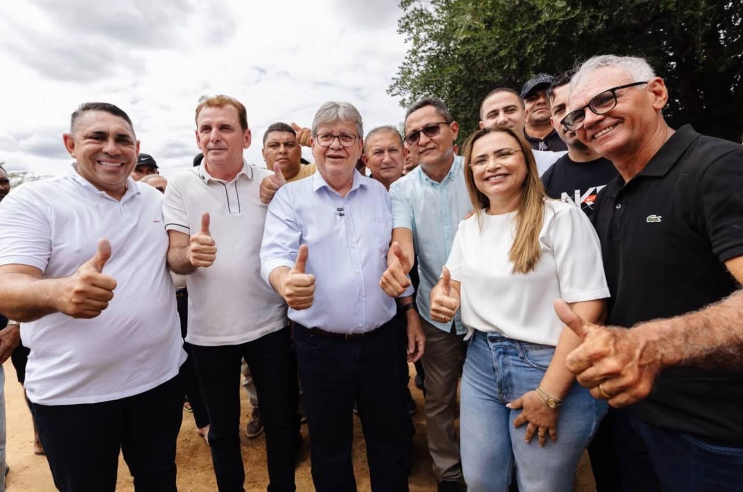 Paraíba: Chico Mendes e João Azevêdo cumprem agenda em Aparecida e São Domingos com prefeitos e lideranças políticas