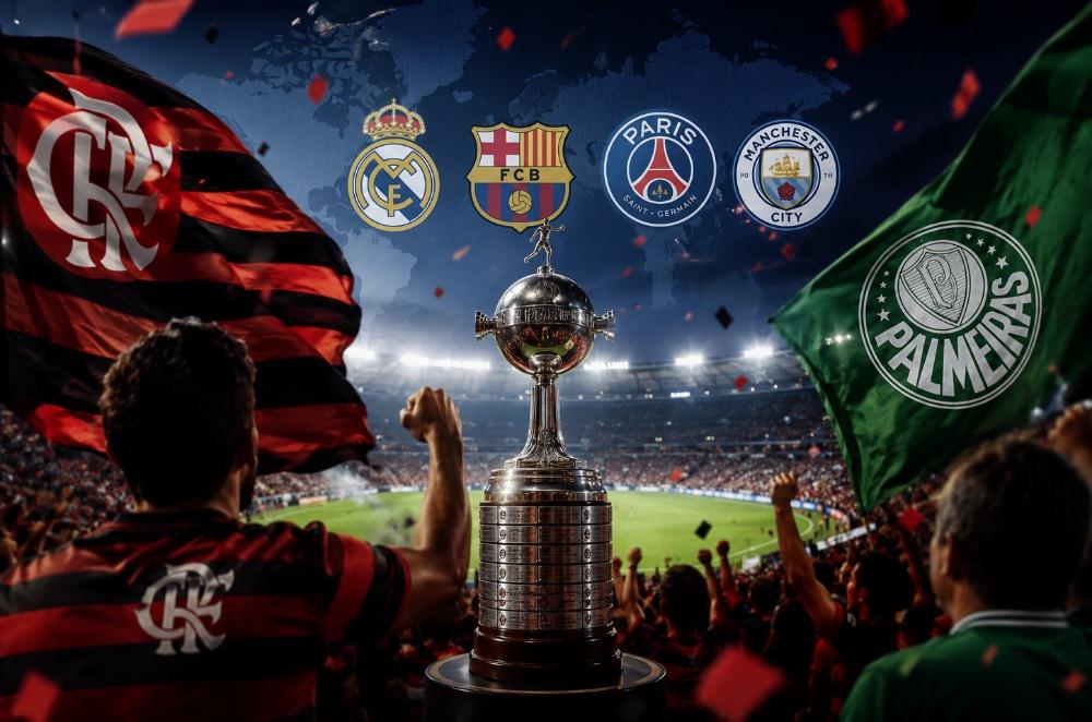 Flamengo lidera preferência do público da Libertadores e supera gigantes europeus