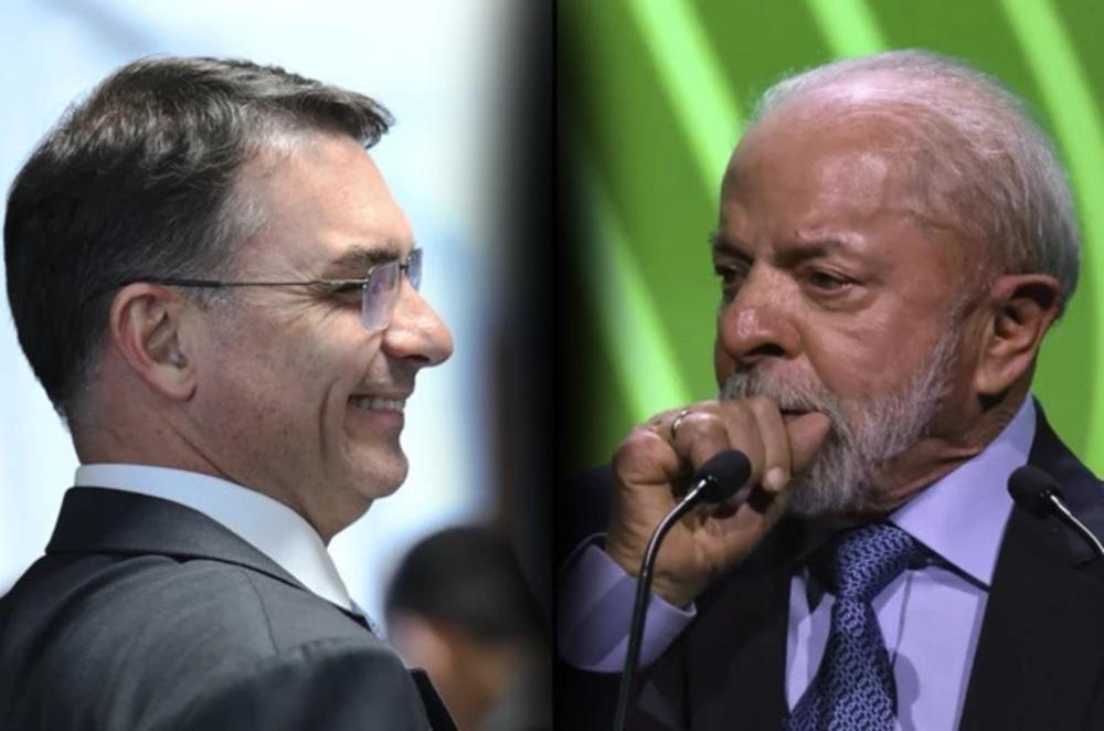 Plataforma dos Estados Unidos mostra Flávio a frente de Lula pela 1ª vez