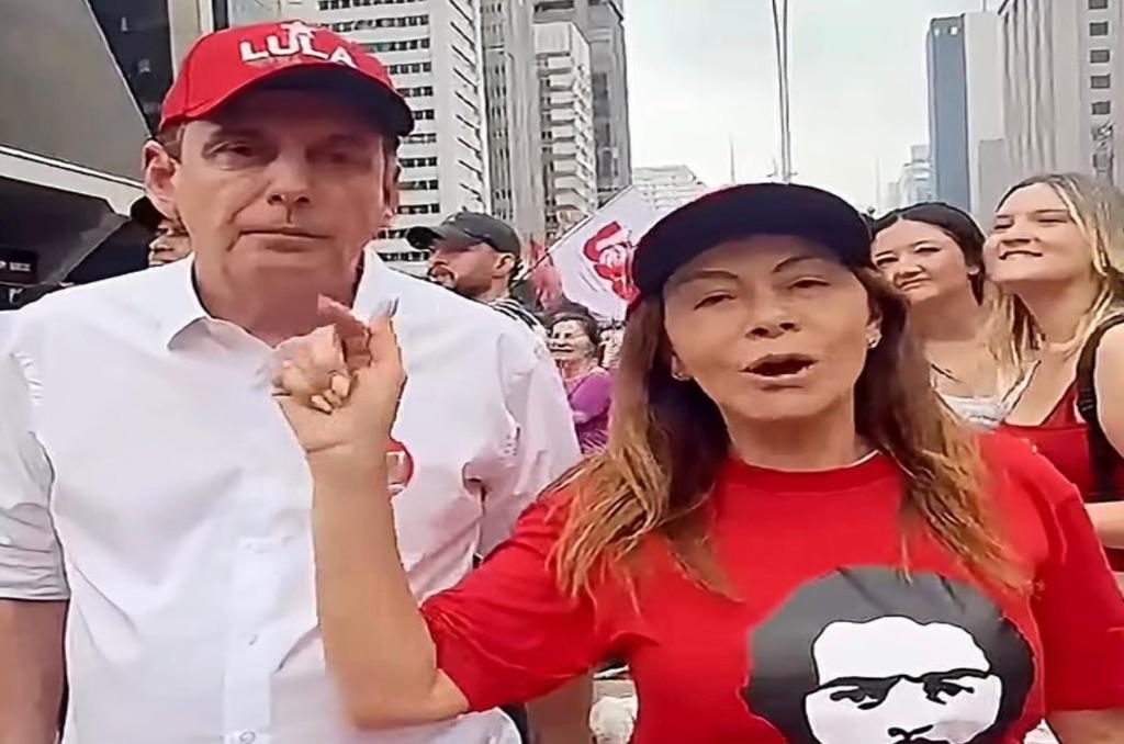Chico Mendes e Nil participam de ato pró-Lula na Avenida Paulista em São Paulo e conclamam: “Acorda, Brasil”