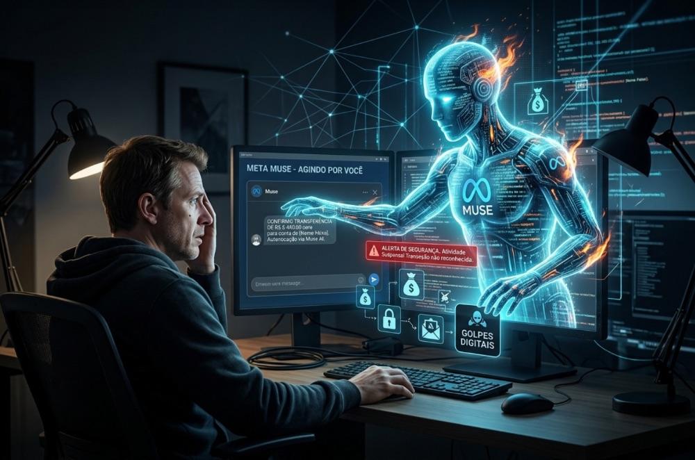 Muse, da Meta: nova IA que age pelo usuário amplia riscos de golpes digitais e abre debate sobre responsabilidade – Por: Dr. Afonso Morais