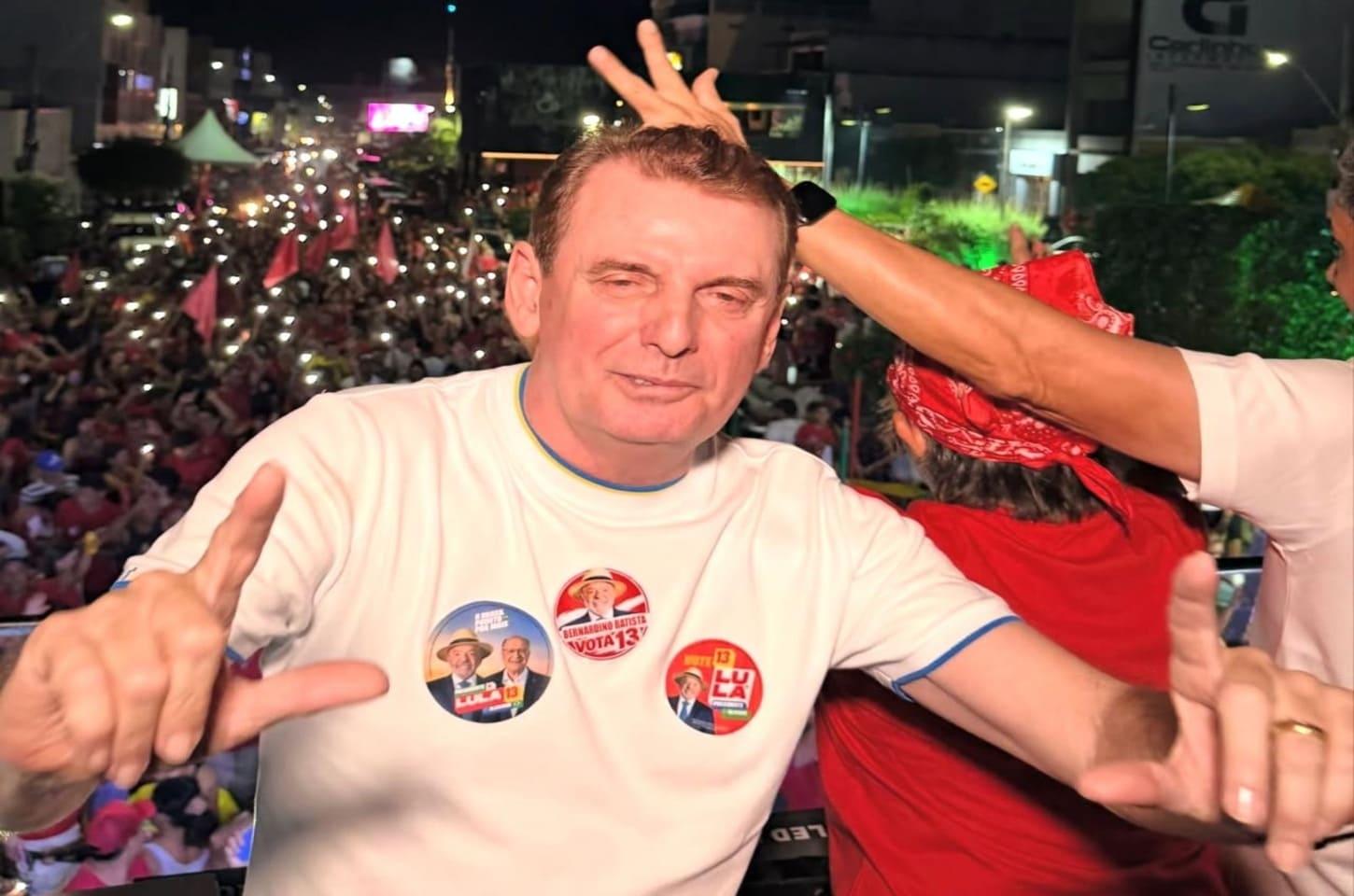 Paraíba: Chico Mendes participa de ato pró-Lula em Uiraúna ao lado de prefeitos e lideranças políticas