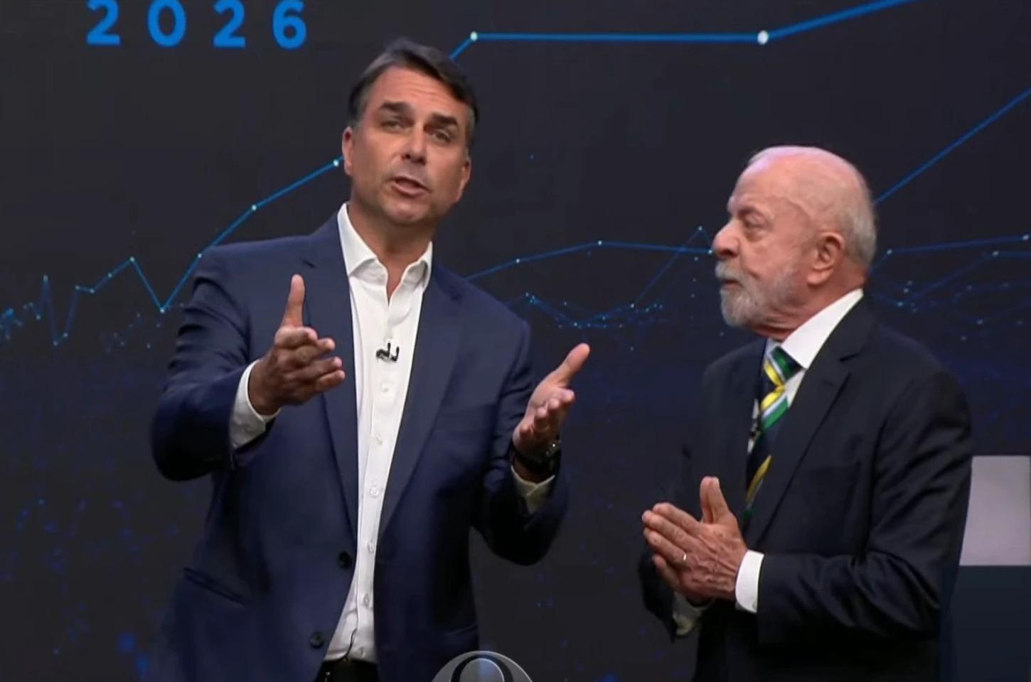 Pesquisa Alfa Inteligência: Flávio tem 52% contra 48% de Lula no 2º turno