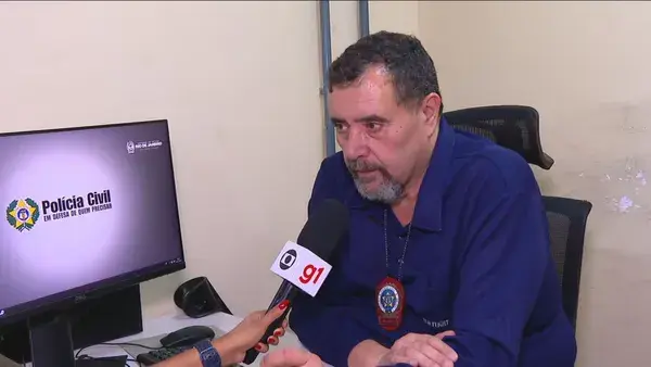 O delegado Antônio Silvino, da Polícia Civil do RJ | Foto: Reprodução/TV Globo