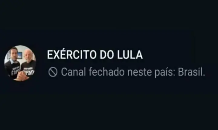 Canal do “Exército de Lula” é retirado do ar por ordem do Ministro Nunes Marques
