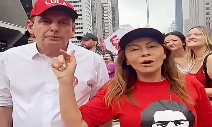 Chico Mendes e Nil participam de ato pró-Lula na Avenida Paulista em São Paulo e conclamam: “Acorda, Brasil”