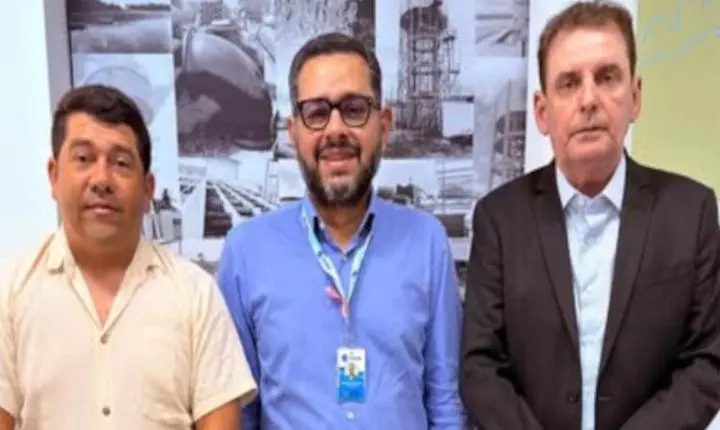 Chico Mendes e prefeito de Tenório participam de audiência na Cagepa por melhorias para o município Paraibano 