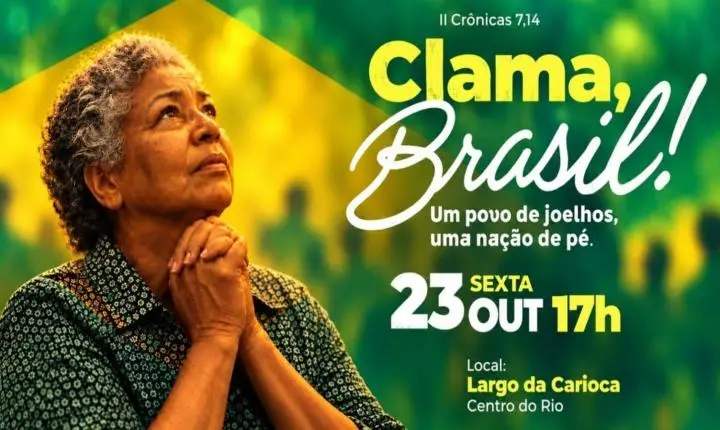 Evangélicos e Católicos se unem no Rio de Janeiro em oração pelo Brasil