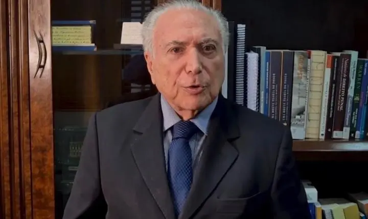 Ex-presidente Michel Temer declara apoio a Flávio Bolsonaro no 2º turno e reforça articulação da centro-direita; vídeo 
