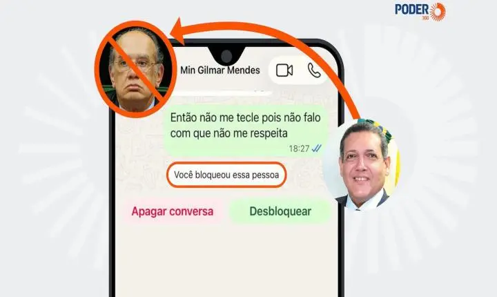 Gilmar Mendes critica Kassio Nunes Marques, que o bloqueia no Zap